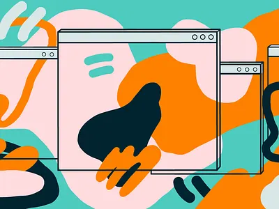 Abstract Illustrations for the Tito Blog blog editorial illustration illustration vector