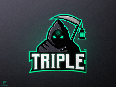"Triple" Mascot Logo branding design icon identity illustration illustrator lettering logo type typography