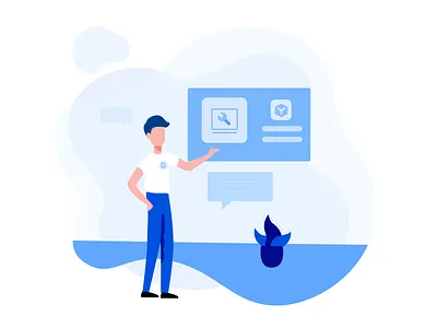 Because professional app design illustration ui