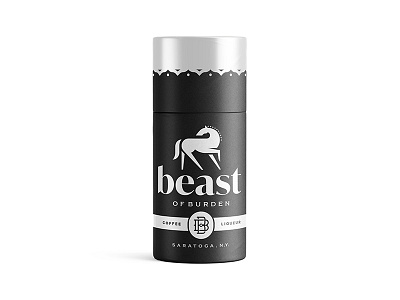 Beast of Burden Coffee Liqueur coffee horse label design packaging spirits