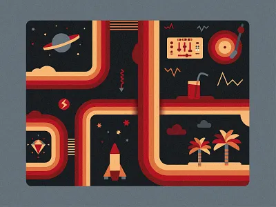 Lift off illustration rocket the son of toza vector