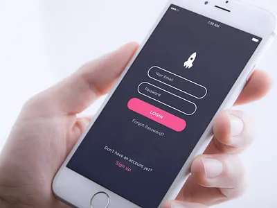 iOS Login Screen For A Memory and Learning App app austin designer austin texas designer california designer clean design ios ios design lifestyle login los angeles designer millennials mobile app design mobile design new york designer onboarding san francisco designer san jose designer sign up ui ux