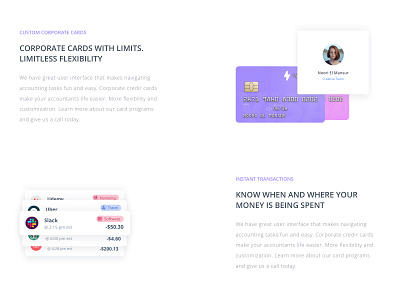 Spendo | Feature Section & Landing Page complete branding clean design design icon illustration light light background sketch ui ui design ux ux design web web design