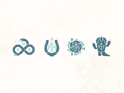 Redheaded Stranger bird boot cactus cowgirl design horseshoe illustration nashville rose snake texture