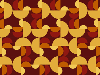 Exploration No. 10 — Hot Dog color color theory colors design geometrical graphic design illustration illustrator minimal pattern pattern art patterns shapes simple vector vector illustration