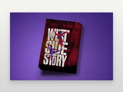 Pennsylvania Shakespeare Festival - Westside Story - Cover art composition cover design desing flyer design photoshop play print print design