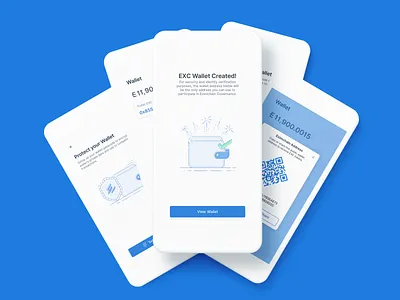 Eximchain Mobile App - Wallet android android app crypto crypto wallet cryptocurrency front end front end front end development frontend ios ios app mobile mobile app mobile app design mobile design mobile ui react react native reactjs wallet