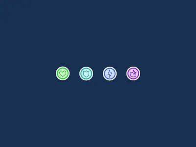 DCUO Role Icons adobe illustrator dcuo icons