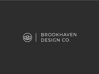 Brookhaven Design Co. Identity Concept botanicals brand florist flower flower shop identity leaf leaf logo logo minimal minimalist minimalist logo nature nature logo simplistic
