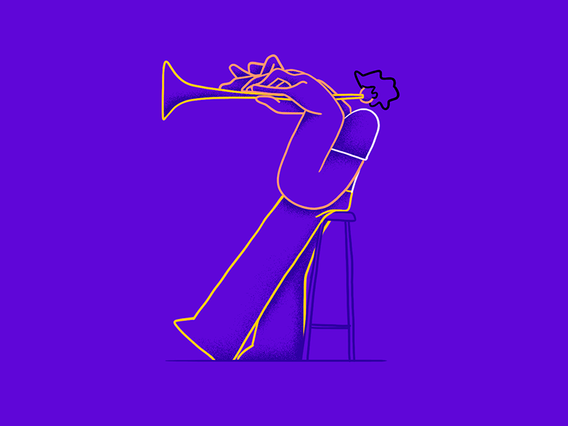 7 (36 days of type) character design draw drawing graphic illustration music photoshop typography