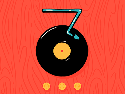 3 (36 days of type) design draw drawing illustration music photoshop typography vinyl