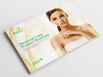 Personal Care Product Brochure advertise advertisement branding brochure design brochure layout brochure mockup brochure template design illustration natural typography