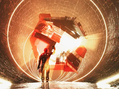 Energy cube c4d cinema4d cube energy fantasy octane octanerender scifi surreal