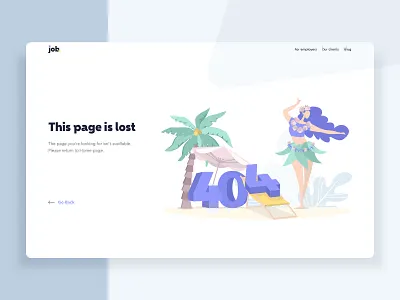 404 page🌺 branding design ethworks flat illustration landing logo typography ui ux web website