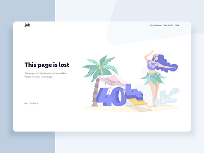 404 page🌺 branding design ethworks flat illustration landing logo typography ui ux web website