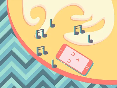 iPhone in the flat style colorful art colorful design design flat illustration illustration illustrator iphone vector