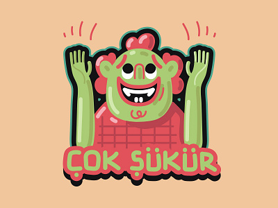 Thank God // Snapchat Sticker 2d app art character design design digital art filter illustration mobile app snapchat sticker typography ui ux vector