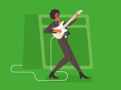 Said Muti flat illustration illustrator minimal web