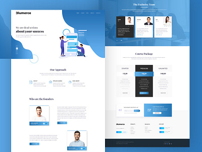 Home Page - Education Website course dailyui edu education education website educational event home page illustration landing page ui uiux ux website