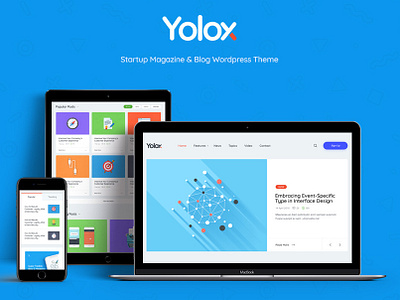 Yolox | Modern WordPress Blog Theme for Business & Startup blog blog wordpress theme web design web development webdesign wordpress wordpress blog wordpress design wordpress theme wordpress themes