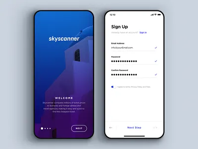 Daily UI 001 - Sign Up app apple dailyui design interface login material mobile ui register signin signup simple sketch ui ux