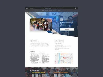Landingpage Event adobexd