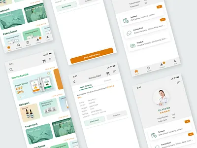 Skincare app android dailyui figma interface interface design mobile app ui design user interface
