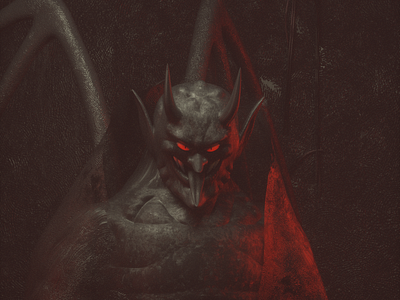 EL DIABLO 3d c4d character diablo illustration octane persona render