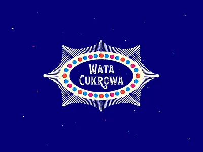 Wata Cukrowa / Cotton Candy candy circus clubbing cotton logo design vintage