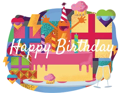 Birthday design illustration vector