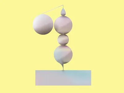 1 For 36 Days of Type abstract boutique branding bubble colors creation design icon illustration letter lettering minimal number numbers organic poster shape typography vector