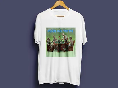 Zombies playing poker branding design flat identity illustration illustrator lettering logo shirt shirt design sweatshirt tshirt tshirt factory tshirt graphics tshirt mockup tshirtdesign type typography ui vector
