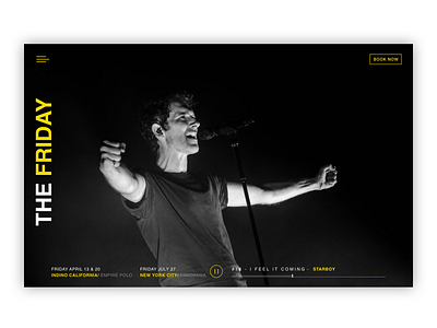 Music Show Website design music app ui music show ui ui ux ux ui designer hanoi web design