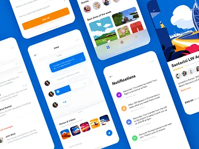 Travel interface app design ui ui ux design
