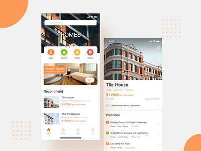 App-Houses app building buy design home house houses purchase ui