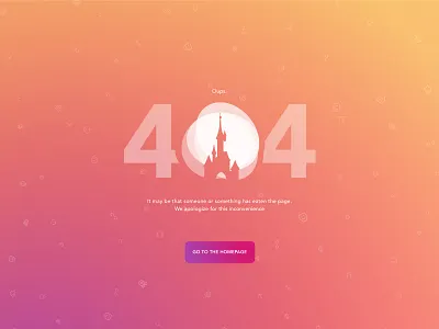 404 Error branding clean design logo ui ux vector