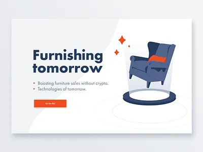 Furnishing Tomorrow ar art augmented reality branding design easy start flat furniture icon illustration interior logo pro create sketch ui ux vector web