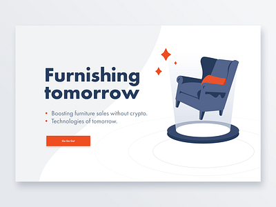 Furnishing Tomorrow ar art augmented reality branding design easy start flat furniture icon illustration interior logo pro create sketch ui ux vector web