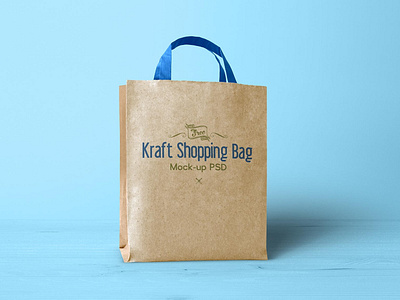 Free Kraft Paper Shopping Bag Mockup PSD bag mociup bag mockup brown bag mockup free download free mockup free psd freebie mock up mockup mockup psd paper bag mockup psd psd mockup shopping bag mockup