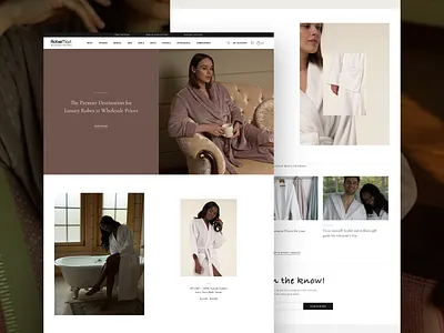 E-commerce site redesign banner catalog clean collection design e commerce elegant fabrics gallery homepage landing landing page redesign sale ui ux web webdesign website wholesale