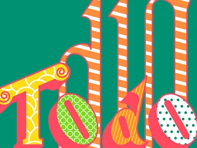 Todo Dia brasil design florianópolis icon illustrator lettering art typography vector