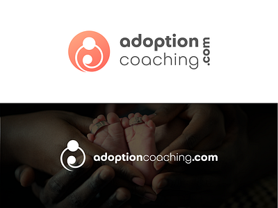 Adopting organization Logo design adoption branding care child clean clear clever creative design flat icon line logo mother original parent smart stylish unisex universal