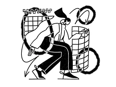 Difference contrast difference fannypack sneakers