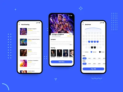 Movie Booking App adobe xd app booking cinema design grapgic design ui ux