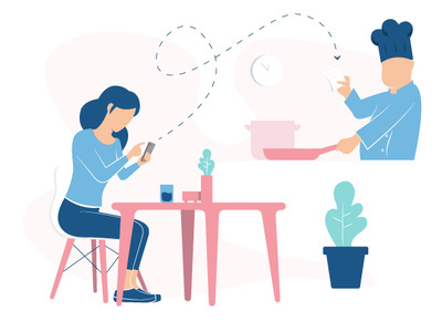 Oído cocina design illustration illustrator web