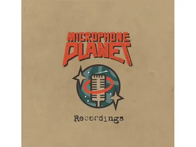 Microphone Planet a nerds world best graphic designers toronto branding creative agency toronto custom logo design graphic design toronto illustration logo logo design logo design toronto toronto typography vector