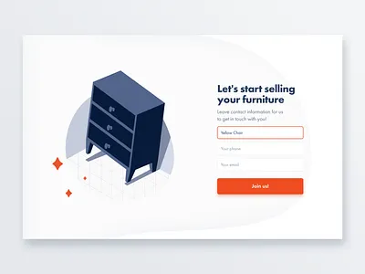 Start Selling Furniture ar art augmented reality design flat furniture icon illustration interior logo pro create sketch ui ux vector web website