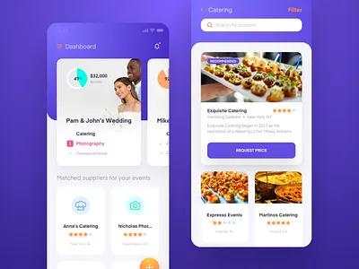 Eve.M - Event management app color guide event management events events app mobile app mobile app design mobile ui user experience user flows user interface visual design language