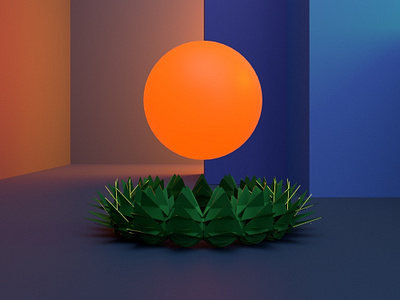 Swinging Moon 3d art arnold c4d cinema 4d