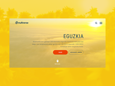 Eguzkia app design ui web